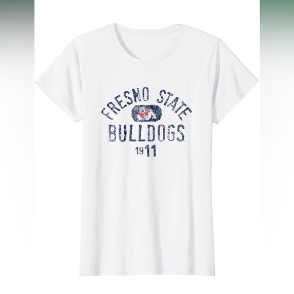 Fresno State Bulldogs 1911 Vintage Logo T-Shirt - Picture 1 of 5